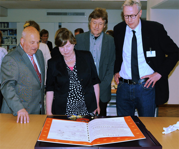 The Adication Act 2013 Team. FLTR: Henk Reuter, Trudie Demoed, Jaap Drupsteen, Frank E. Blokland